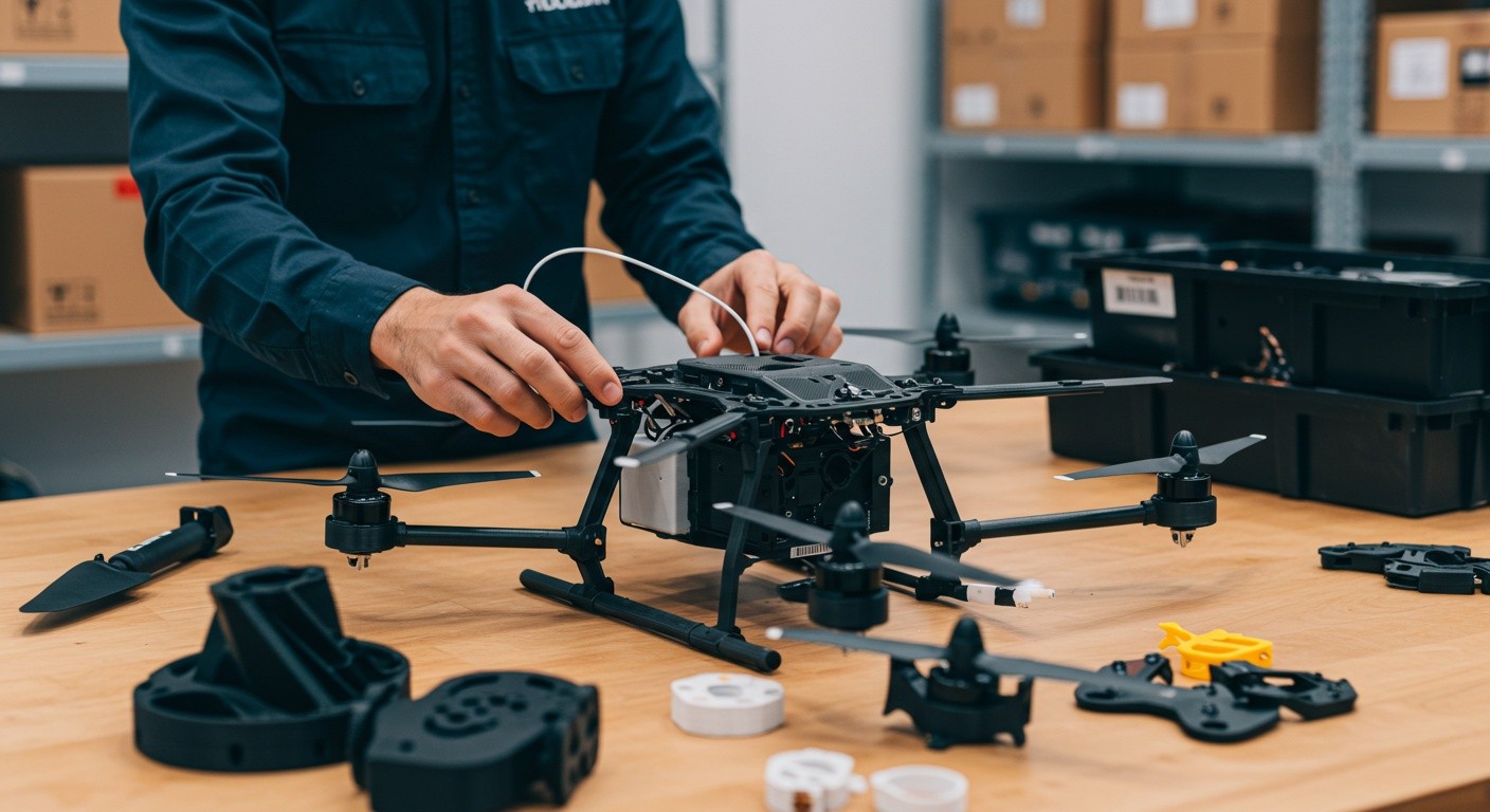 (реалистичная фотография) (Не используй текст и буквы на изображении) : 3d печать, 3D-печать в логистике