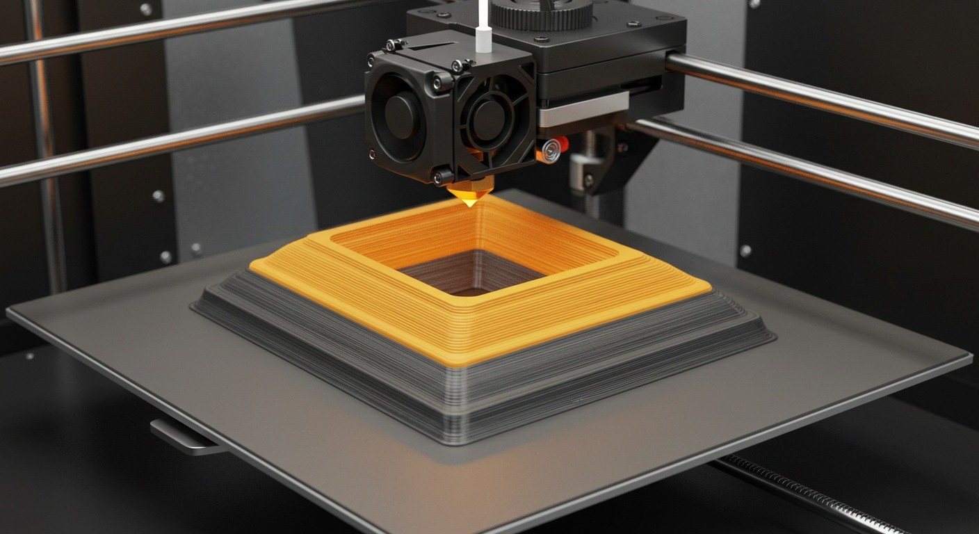 Контроль равномерности слоя в послойной печати