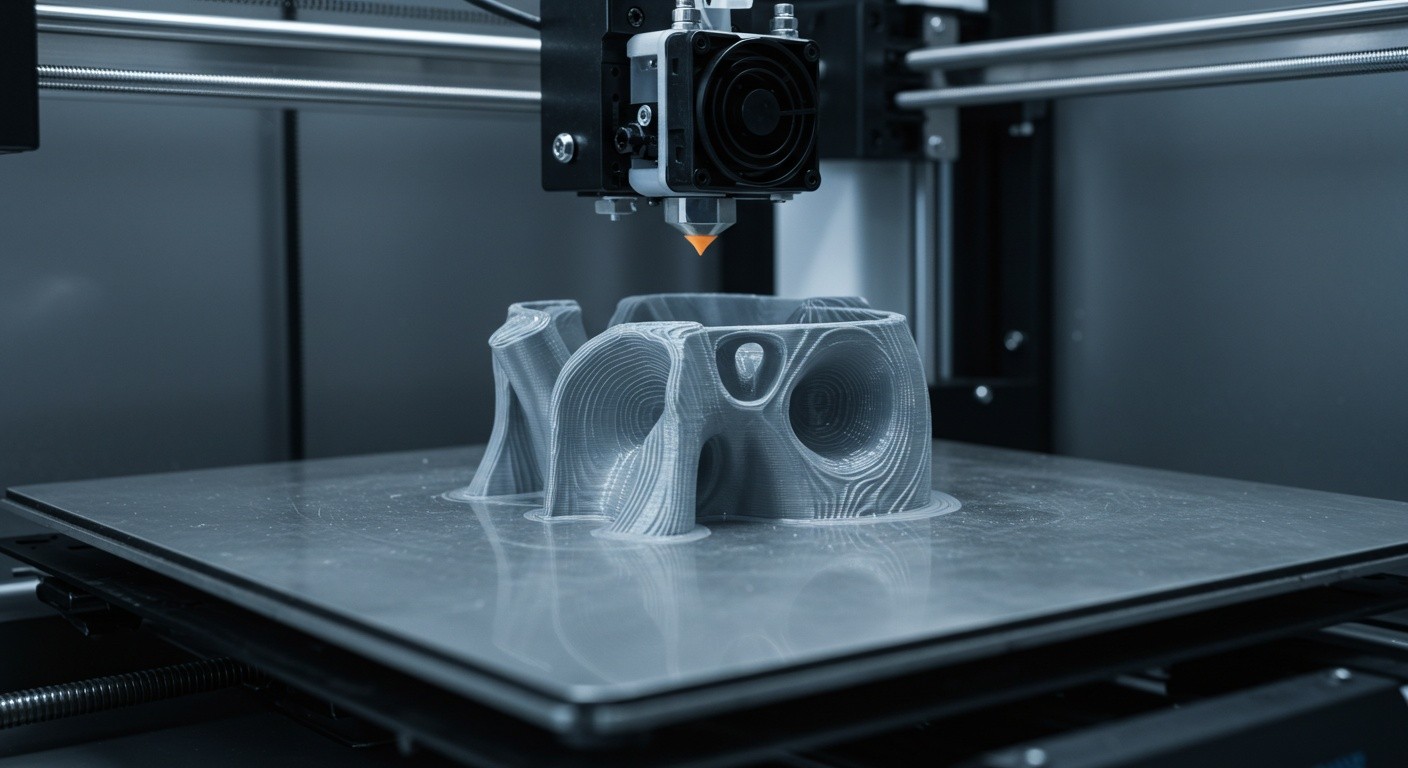 Послойная печать и создание сложных внутренних полостей