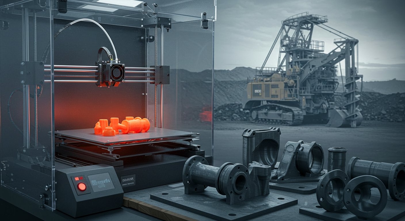3D-печать деталей для горнодобывающей промышленности