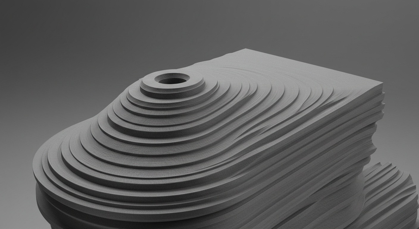 Послойная печать и контроль точности на больших объектах