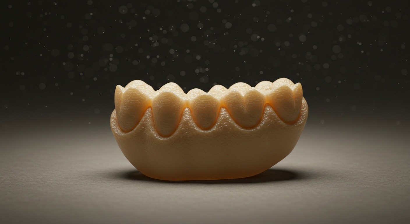 (реалистичная фотография) (Не используй текст и буквы на изображении) : 3d печать, Напечатанные медицинские имплантаты