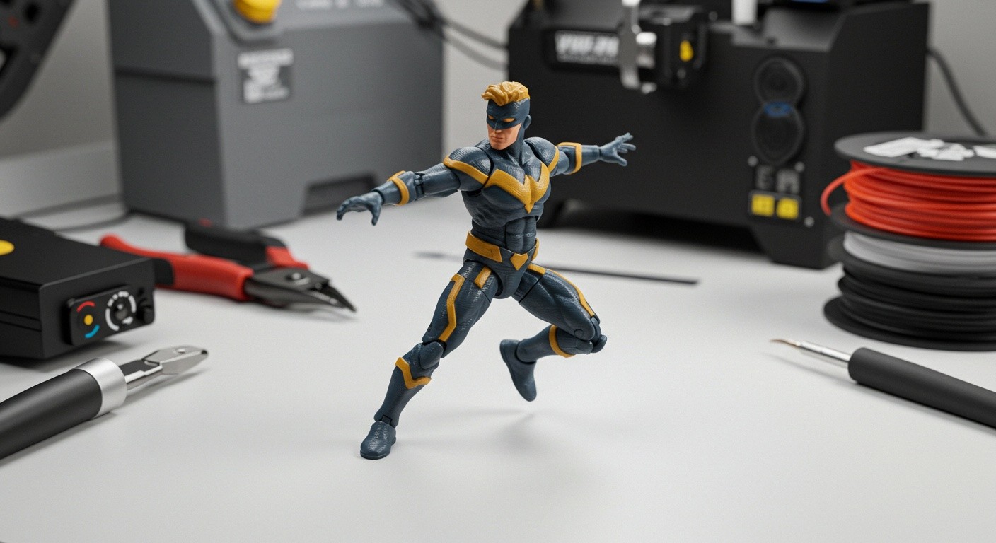 Печать фигурок супергероев