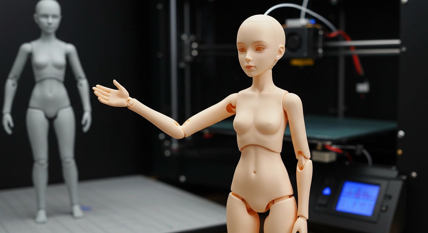 3D-печать кукол с подвижными суставами