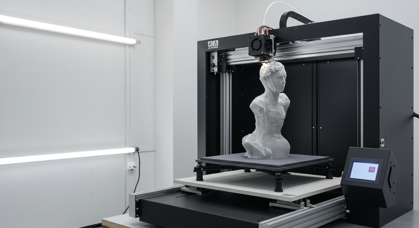 (реалистичная фотография) (Не используй текст и буквы на изображении) : 3d печать, Печать масштабных макетов