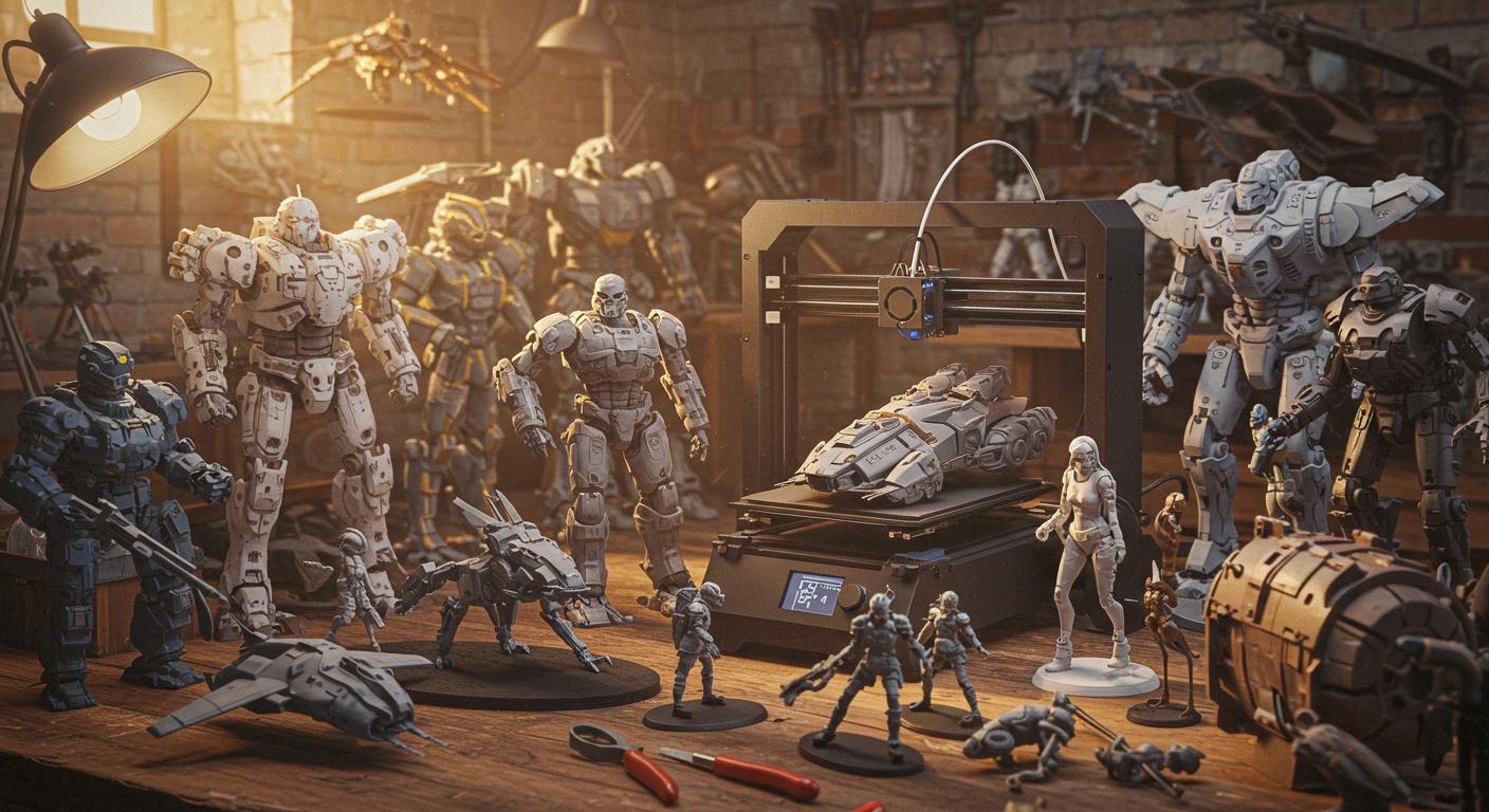 Фанатские 3D-модели в процессе создания и покраски