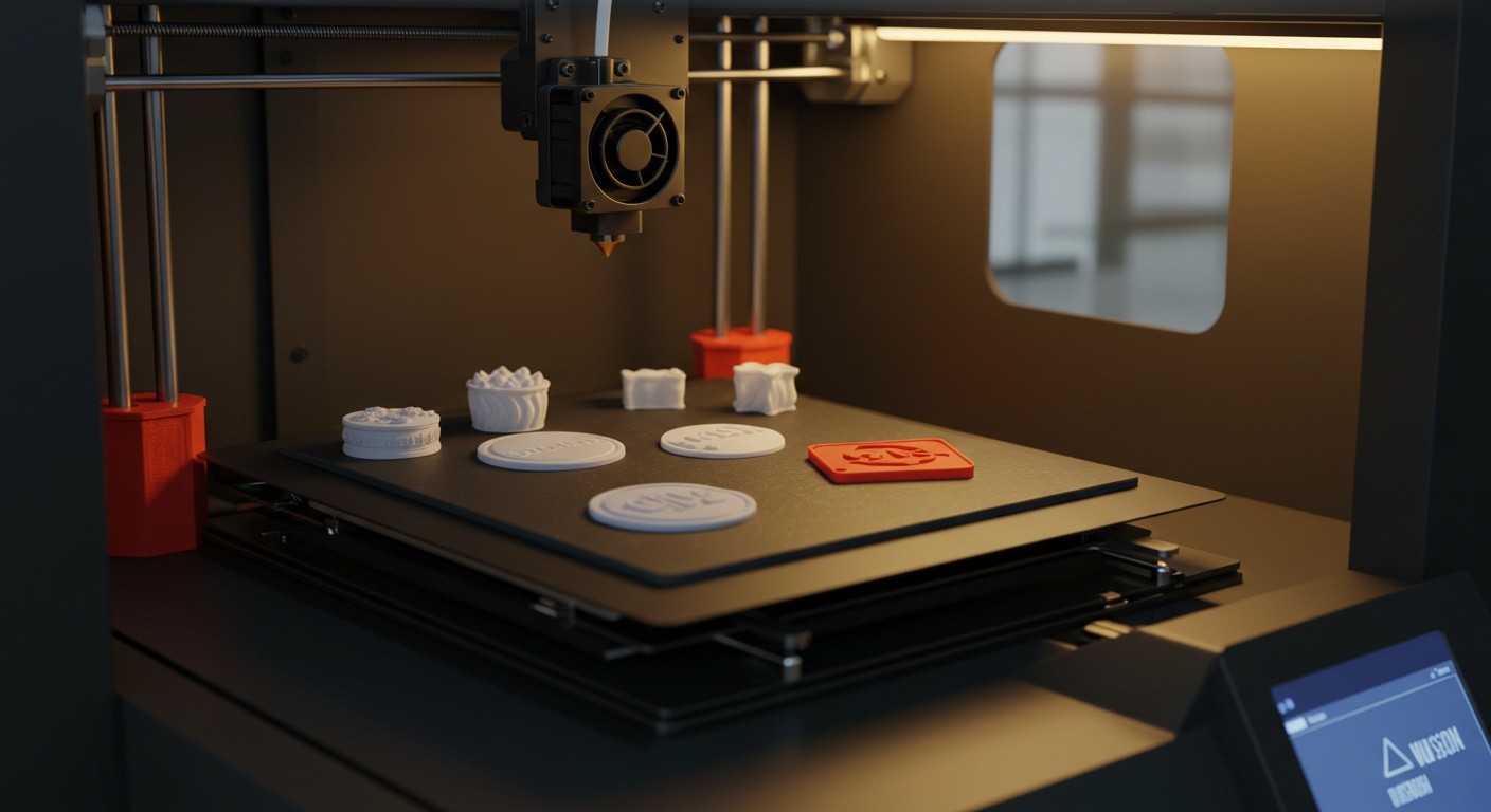 Создание корпоративных сувениров с помощью 3D-печати Корпоративные сувениры, изготовленные на 3D-принтере