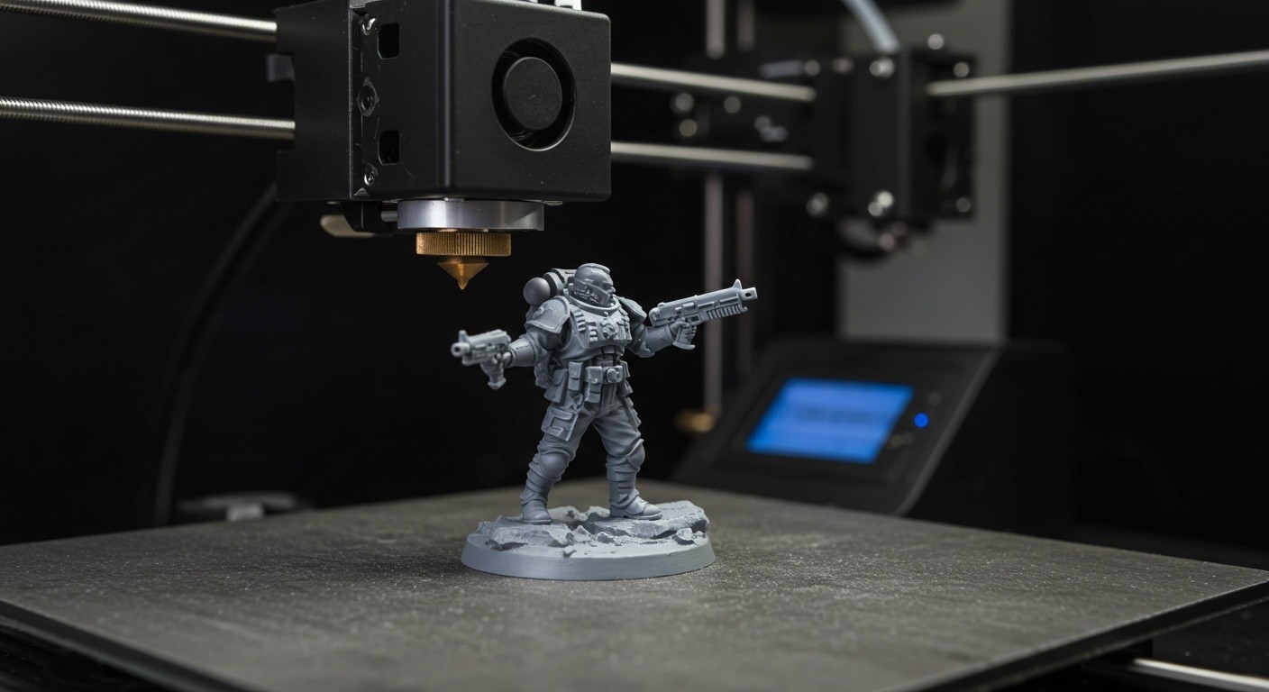 Печать миниатюр для военных игр