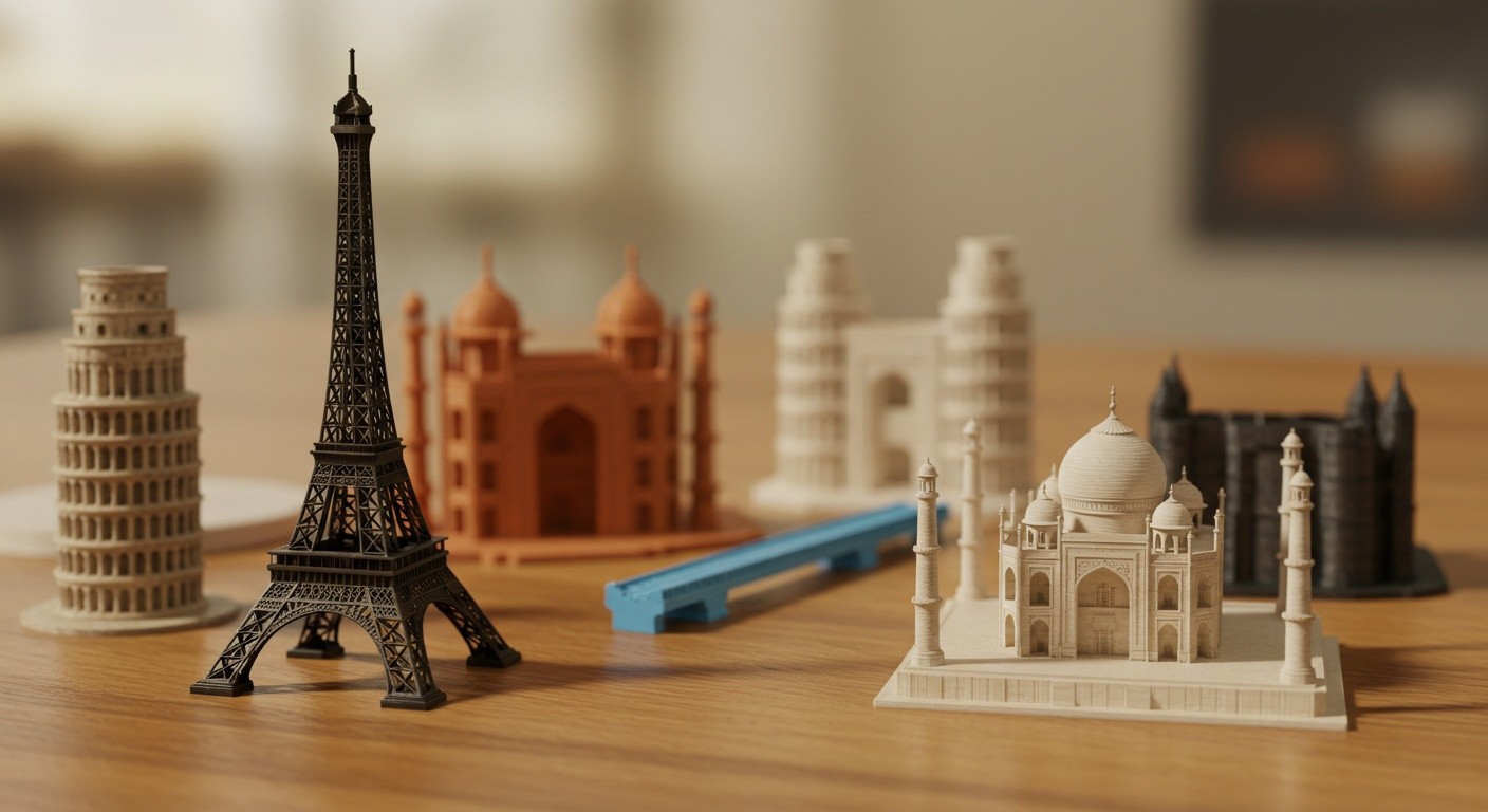 Напечатанные объекты для туризма