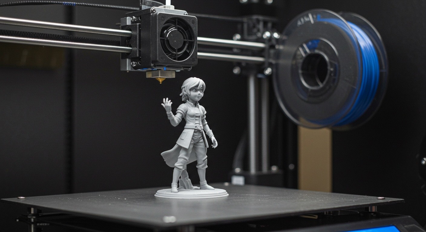 Как напечатать фигурку для анимации