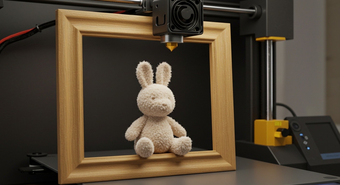 3D-печатный каркас для мягкой игрушки