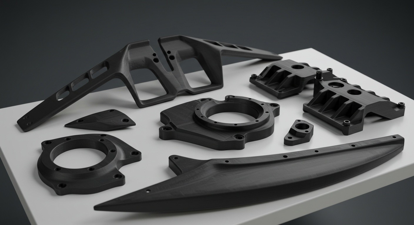 (реалистичная фотография) (Не используй текст и буквы на изображении) : 3d печать, Напечатанные детали для водного транспорта