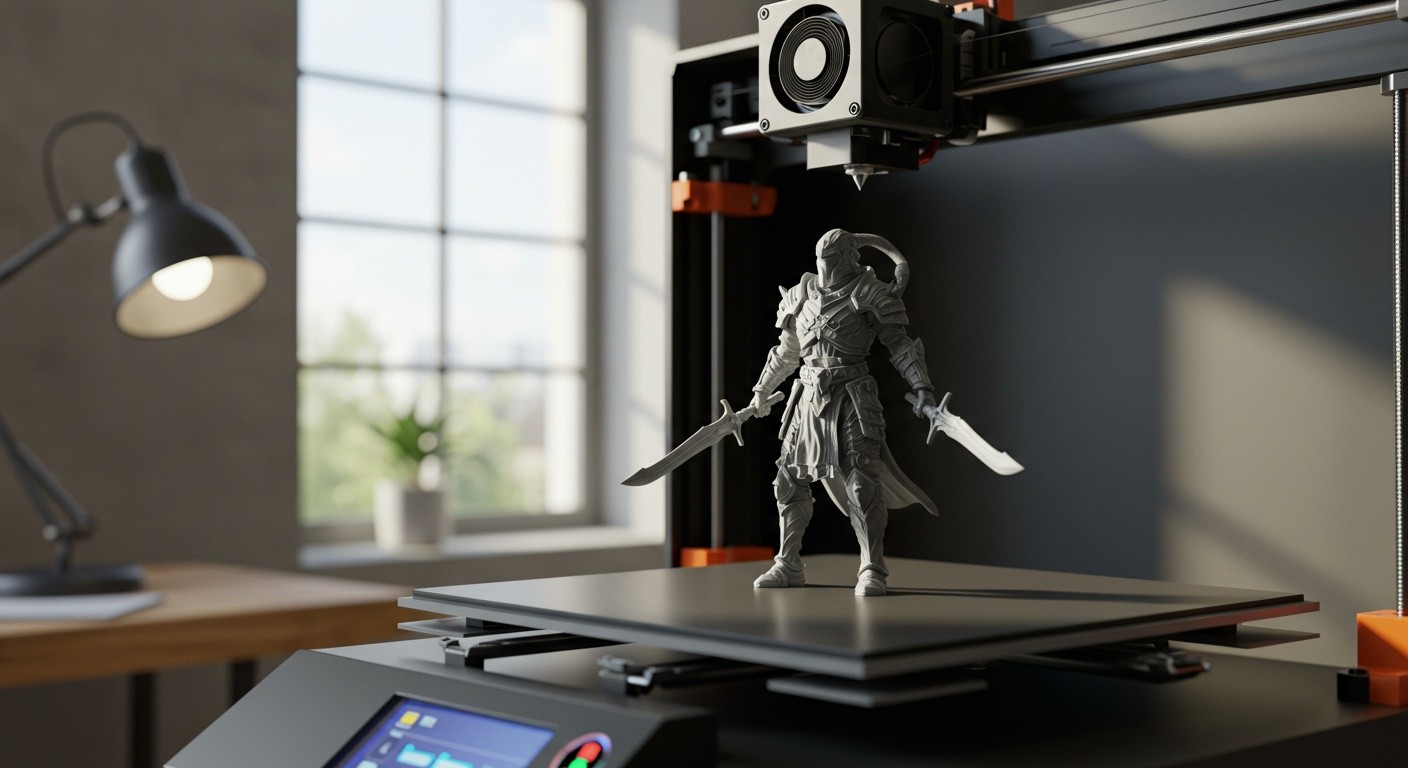 3D-печать фигурок героев компьютерных игр Фигурка героя компьютерной игры, напечатанная на 3D-принтере