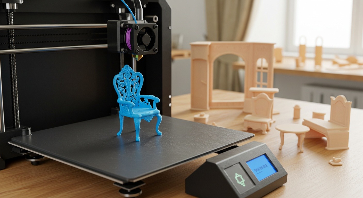 Как напечатать кукольную мебель