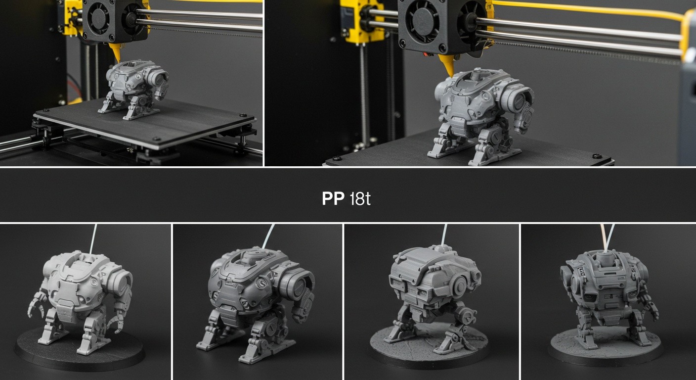 Как напечатать миниатюрный робот