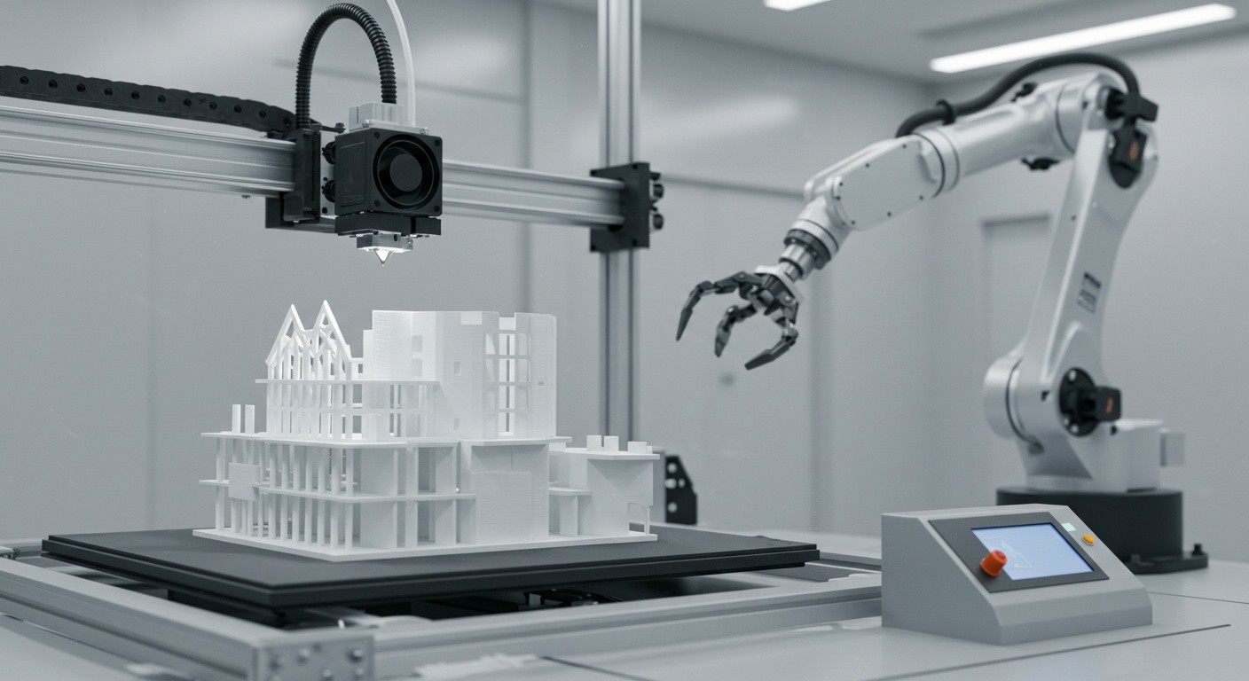 Роботизированное 3D-печать в строительстве