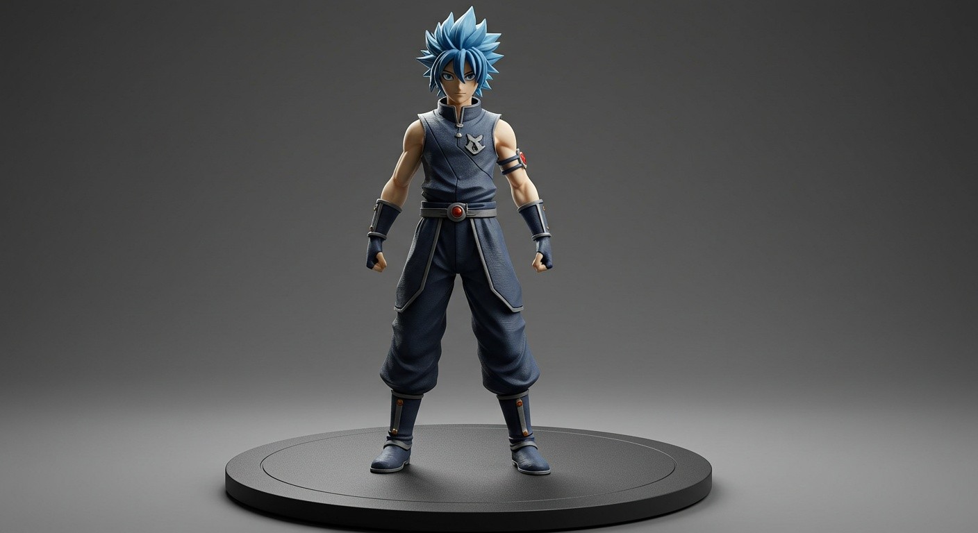 Печать фигурок в стиле аниме