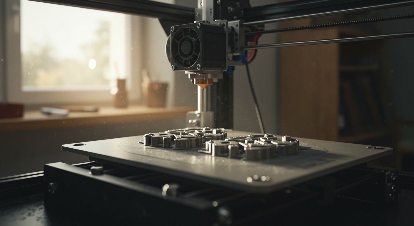 (реалистичная фотография) (Не используй текст и буквы на изображении) : 3d печать, Печать деталей для старинных механизмов