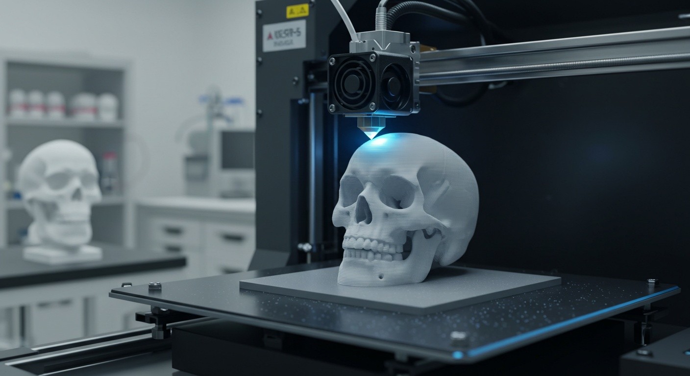 (реалистичная фотография) (Не используй текст и буквы на изображении) : 3d печать, Печать моделей для научных проектов