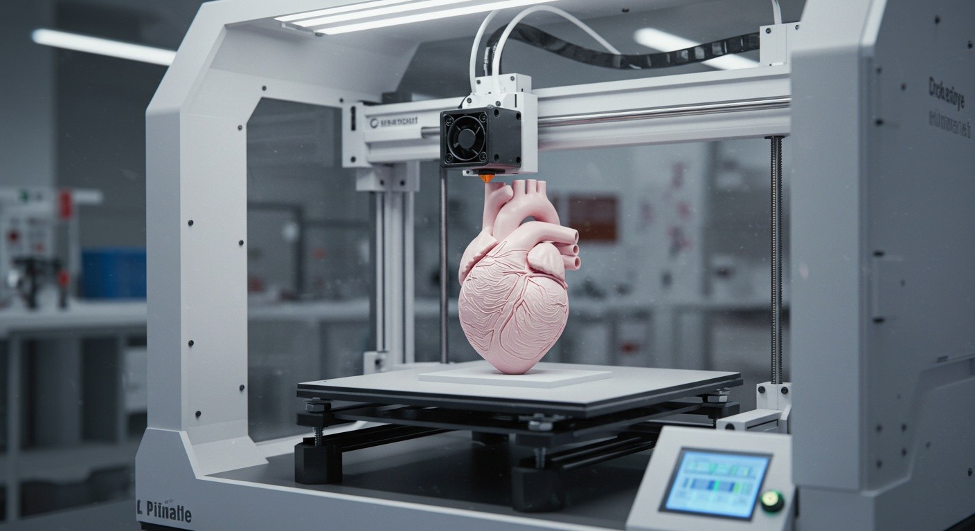 Пример 3D-печатной медицинской биомодели 3D-печатная медицинская биомодель