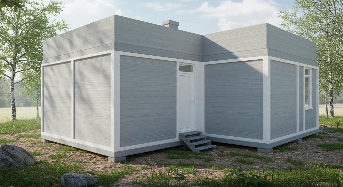 3D-печать жилых модулей Напечатанные модули для жилья