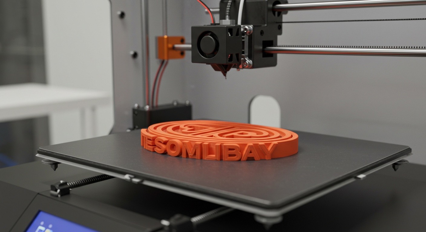 (реалистичная фотография) (Не используй текст и буквы на изображении) : 3d печать, Как напечатать сувенир в форме логотипа компании