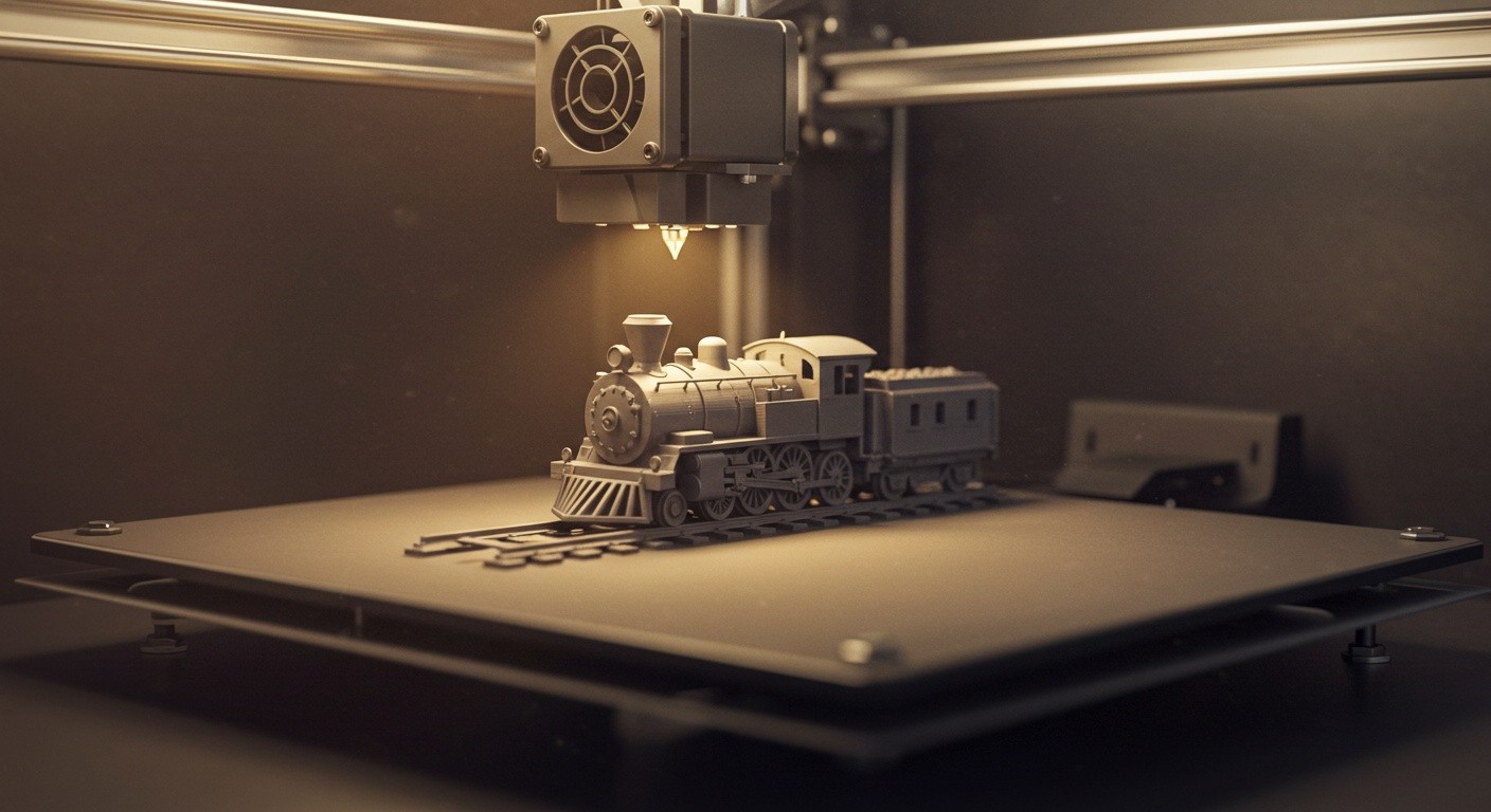 Ретро-миниатюры, напечатанные на 3D-принтере, с детализированными текстурами