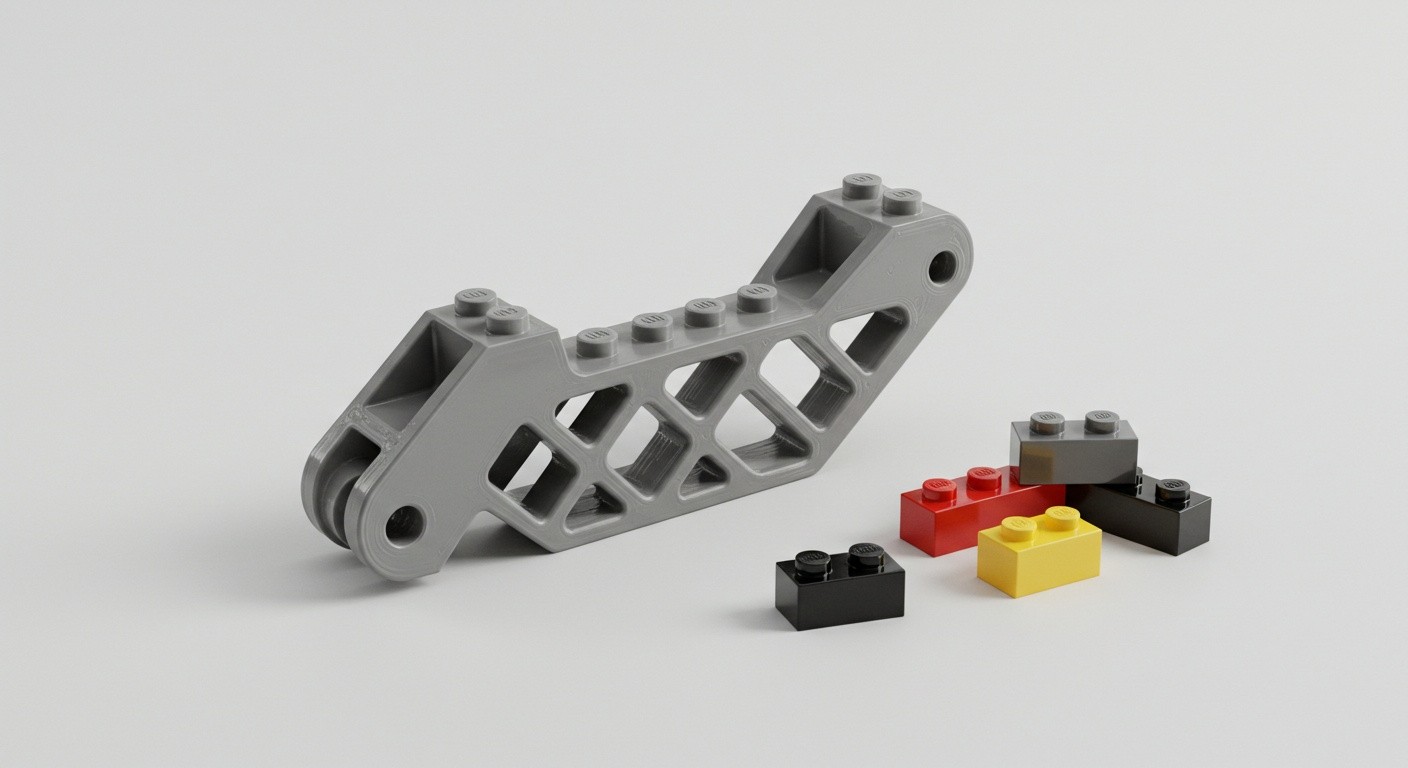 Кастомные аксессуары для LEGO, напечатанные на 3D-принтере