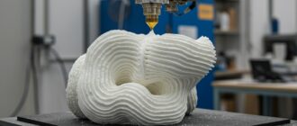 (реалистичная фотография) (Не используй текст и буквы на изображении) : 3d печать, Технология изготовления скульптур из пенополиуретана