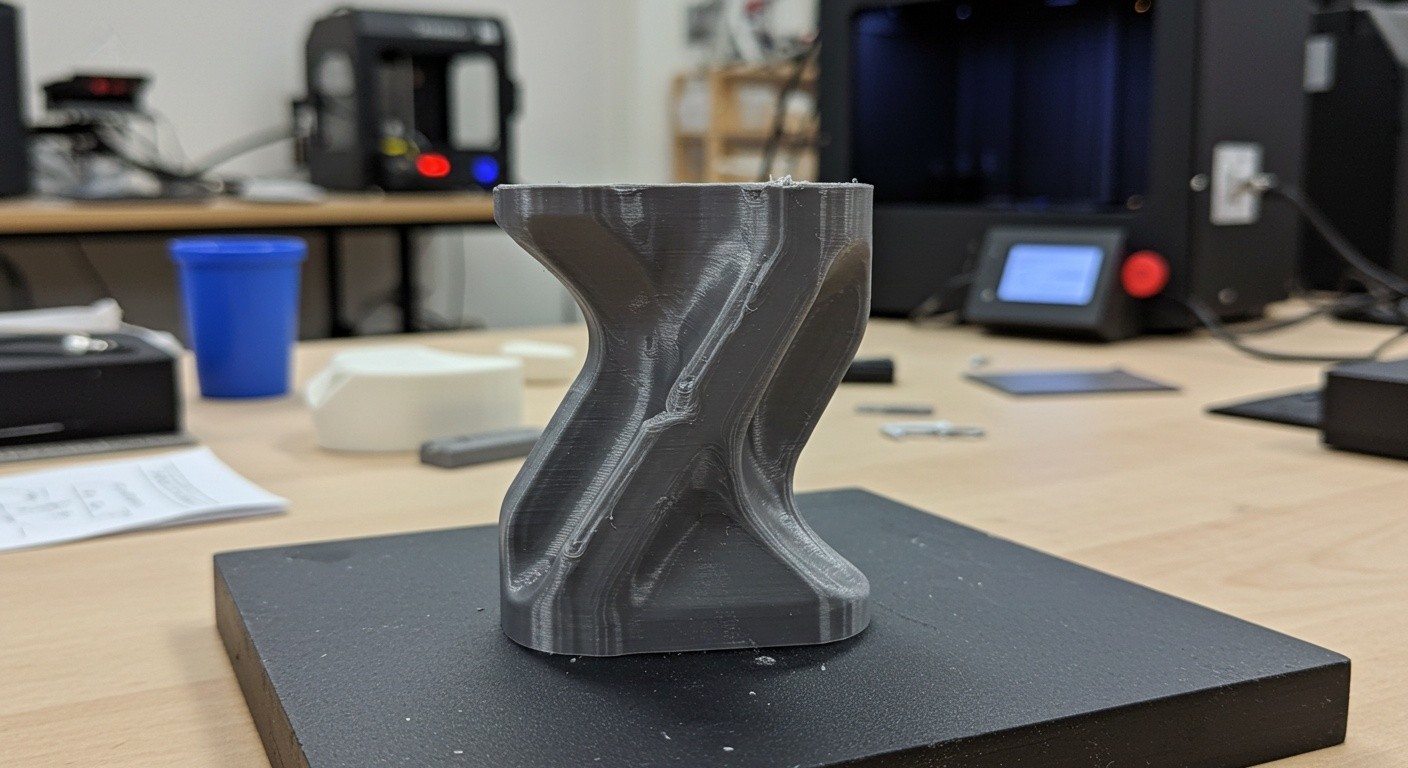 (реалистичная фотография) (Не используй текст и буквы на изображении) : 3d печать, Топ ошибок при 3D-печати