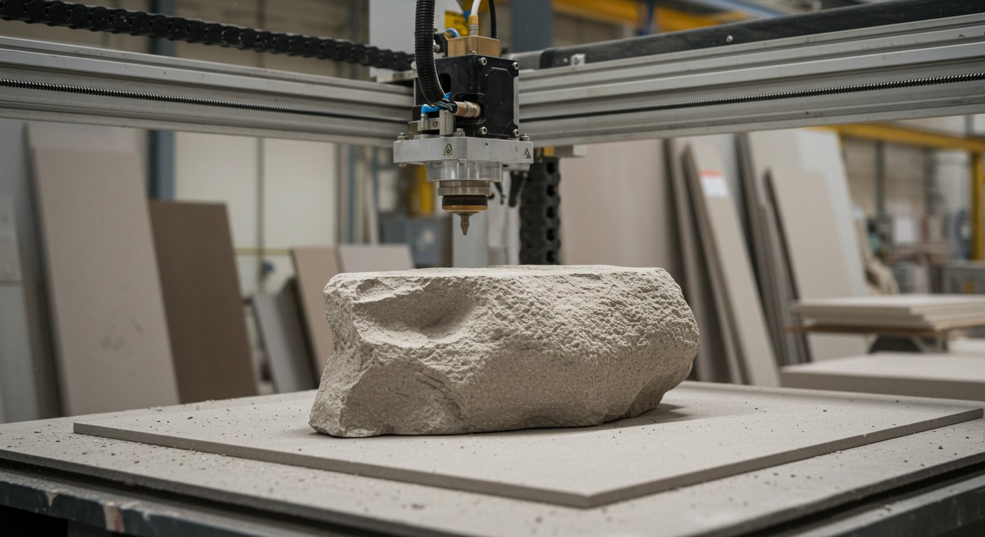 Процесс производства изделий из искусственного камня