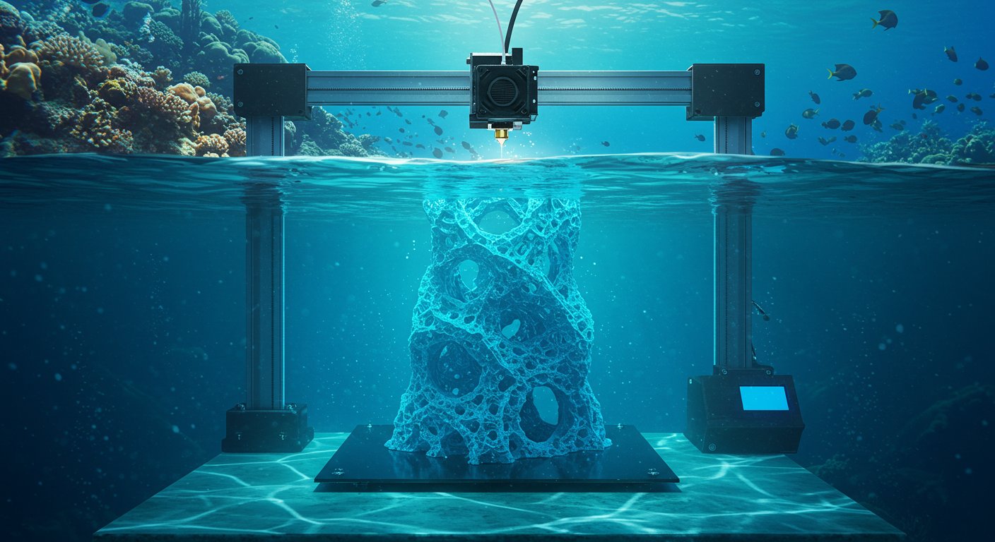 Подводная 3D-печать в работе