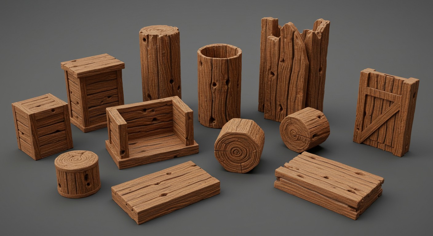 3D-печать миниатюр с эффектом дерева