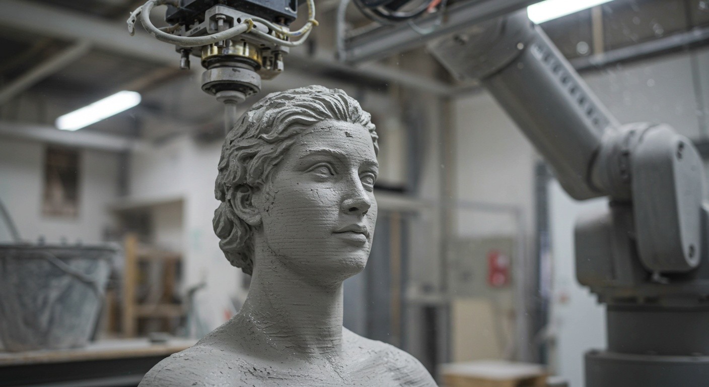 Создание статуй из бетона и цемента