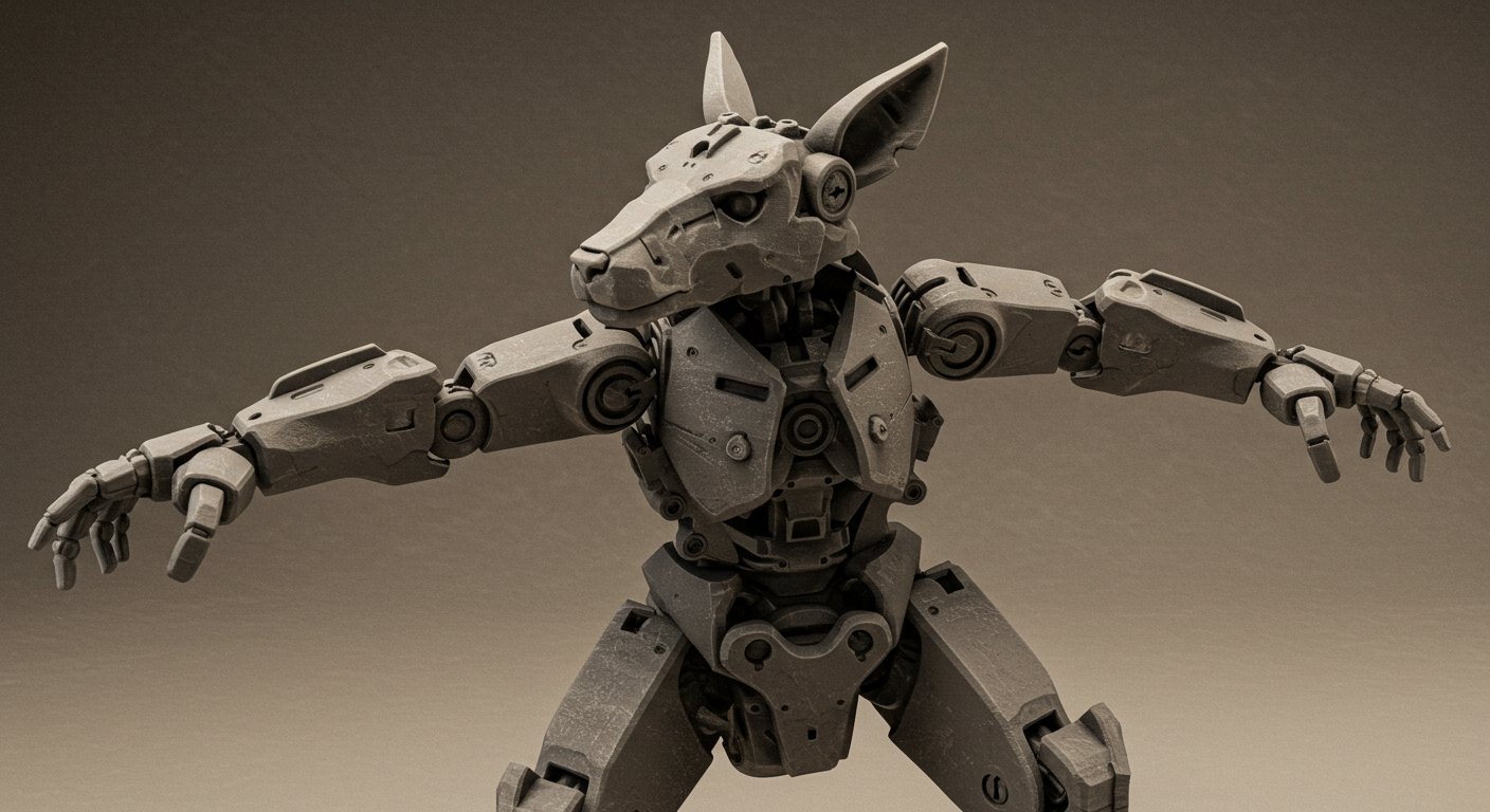 (реалистичная фотография) (Не используй текст и буквы на изображении) : 3d печать, Создание фигурок с подвижными частями без сборки