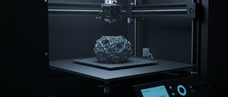 (реалистичная фотография) (Не используй текст и буквы на изображении) : 3d печать, Новые материалы для 3D-печати