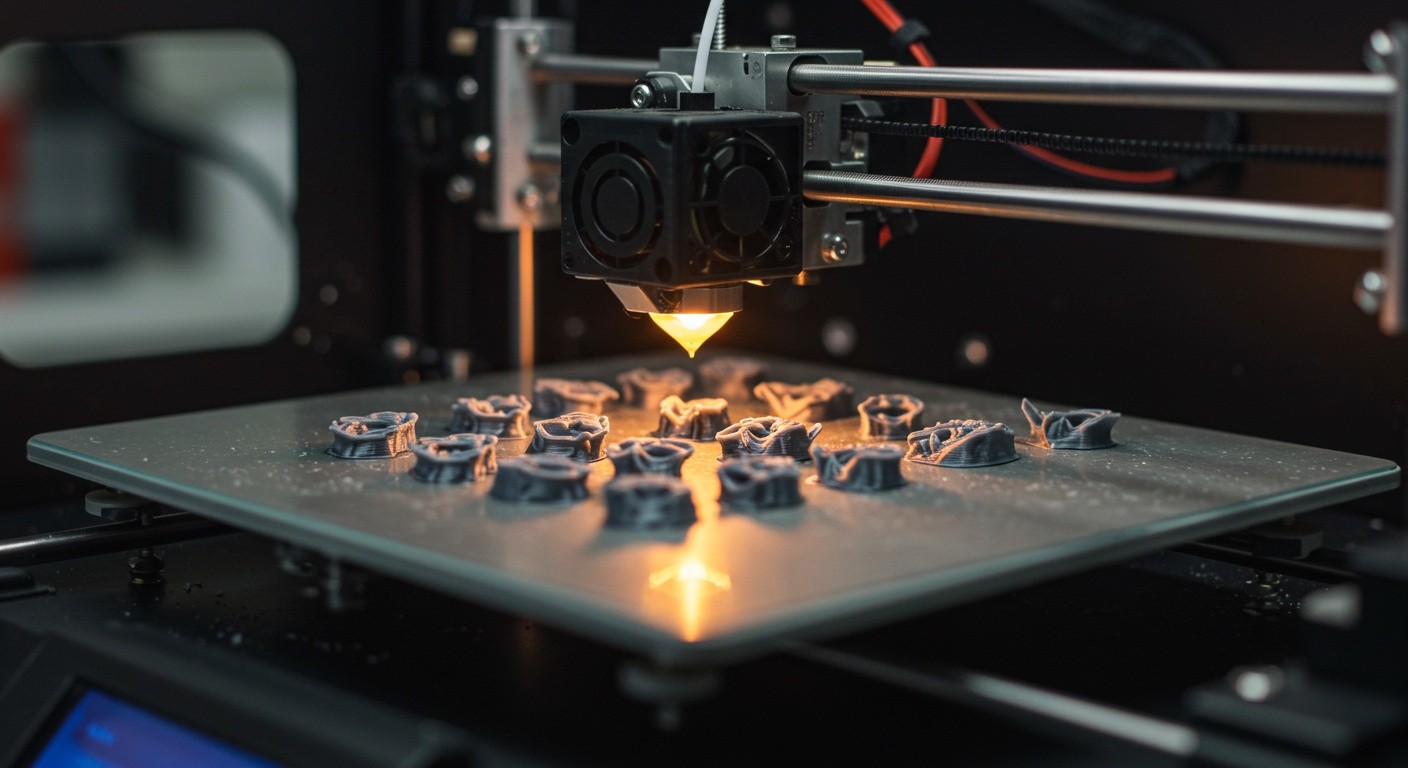 Запасные части, изготовленные с помощью 3D-печати