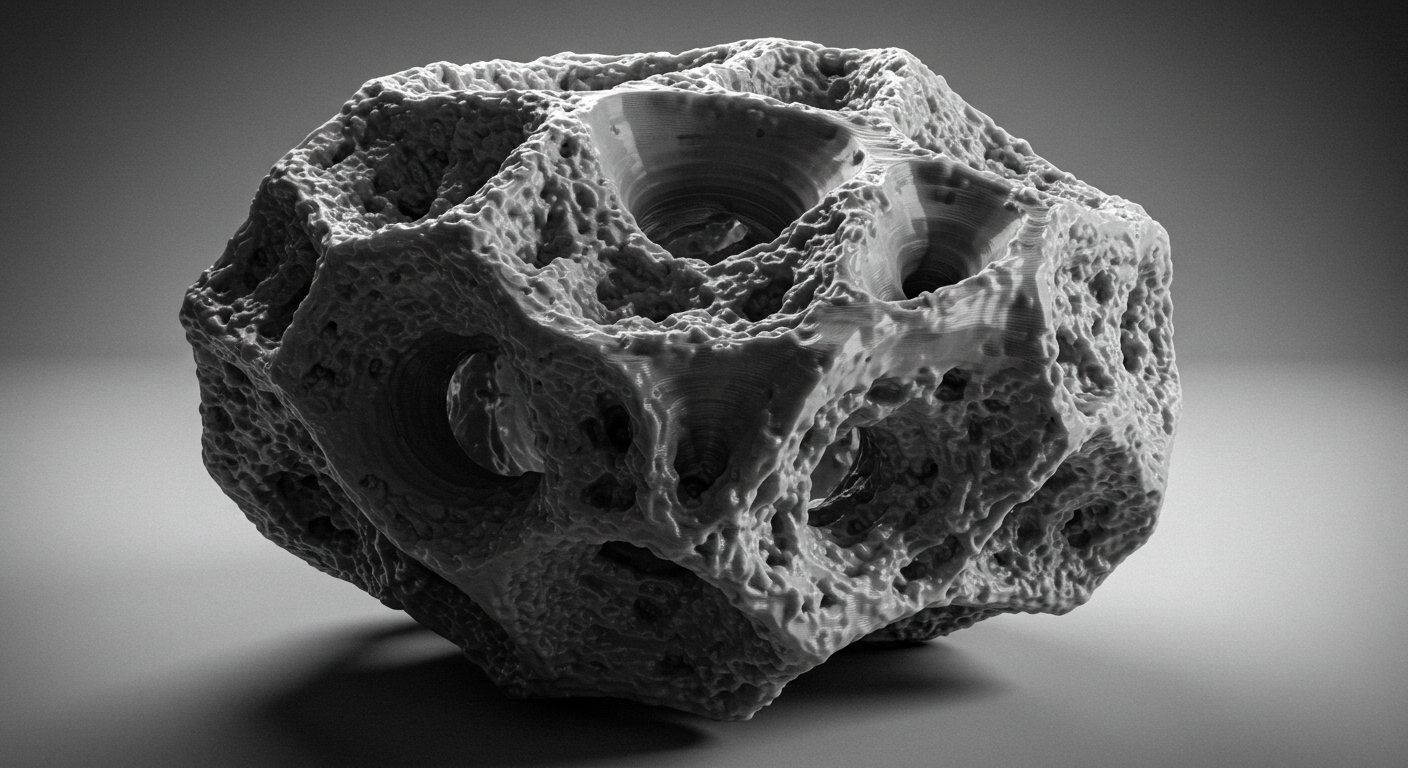 (реалистичная фотография) (Не используй текст и буквы на изображении) : 3d печать, Печать изделий с изменяемой ориентацией слоя