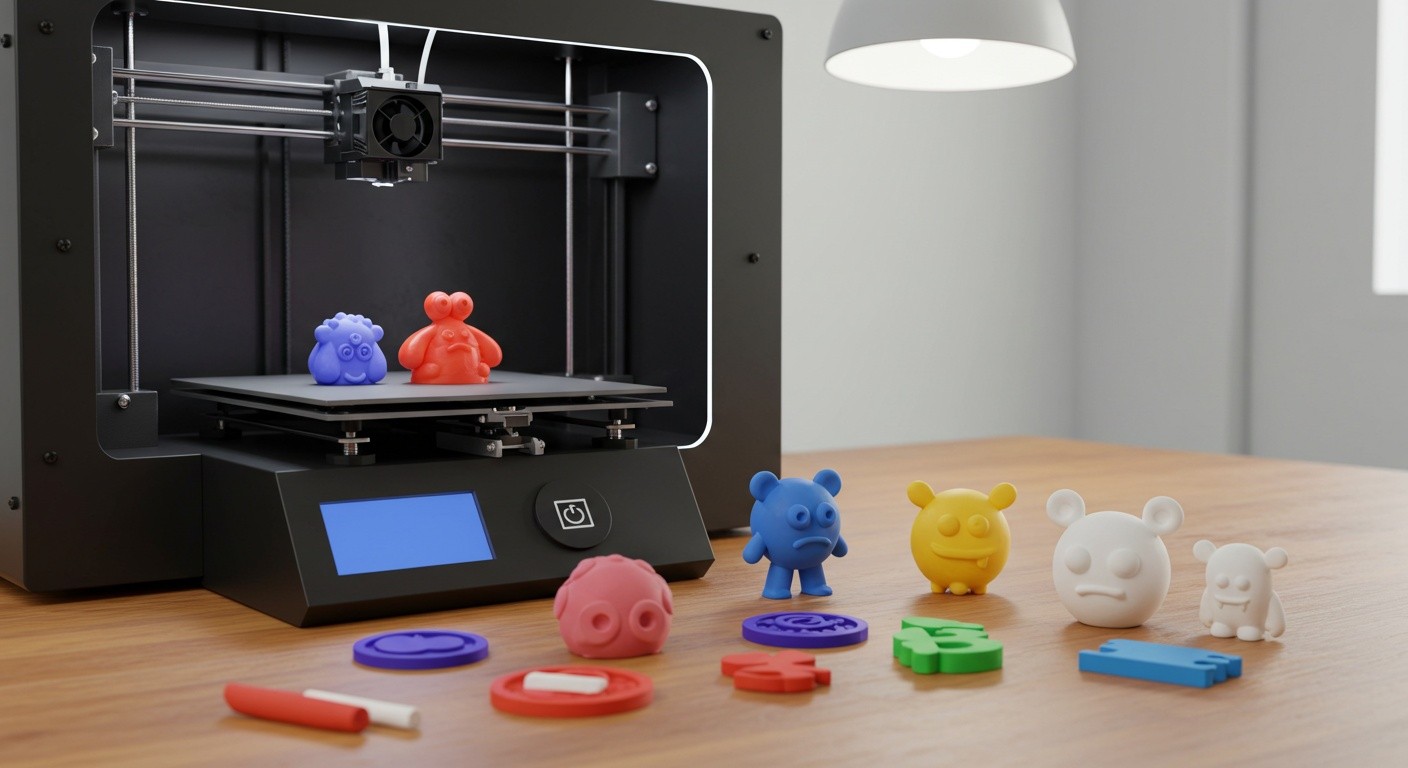 Уникальные магниты на холодильник, напечатанные на 3D-принтере