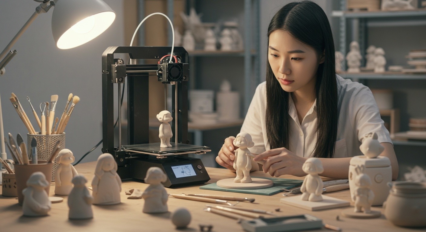 Изготовление фигурок из керамики Процесс создания керамических фигурок