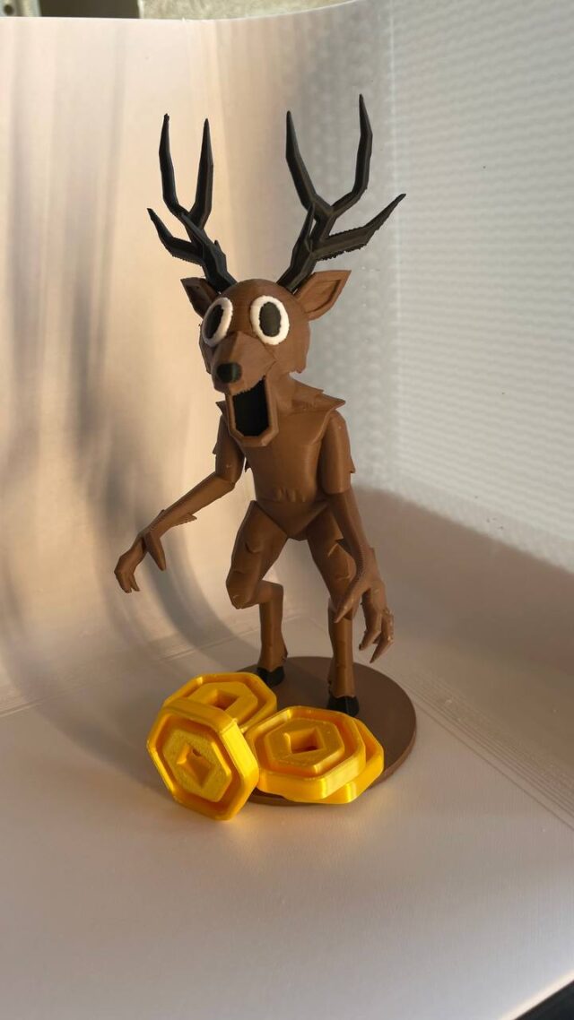 Олень из 99 ночей в лесу — кто это и зачем 3D-фигурка — изображение 2