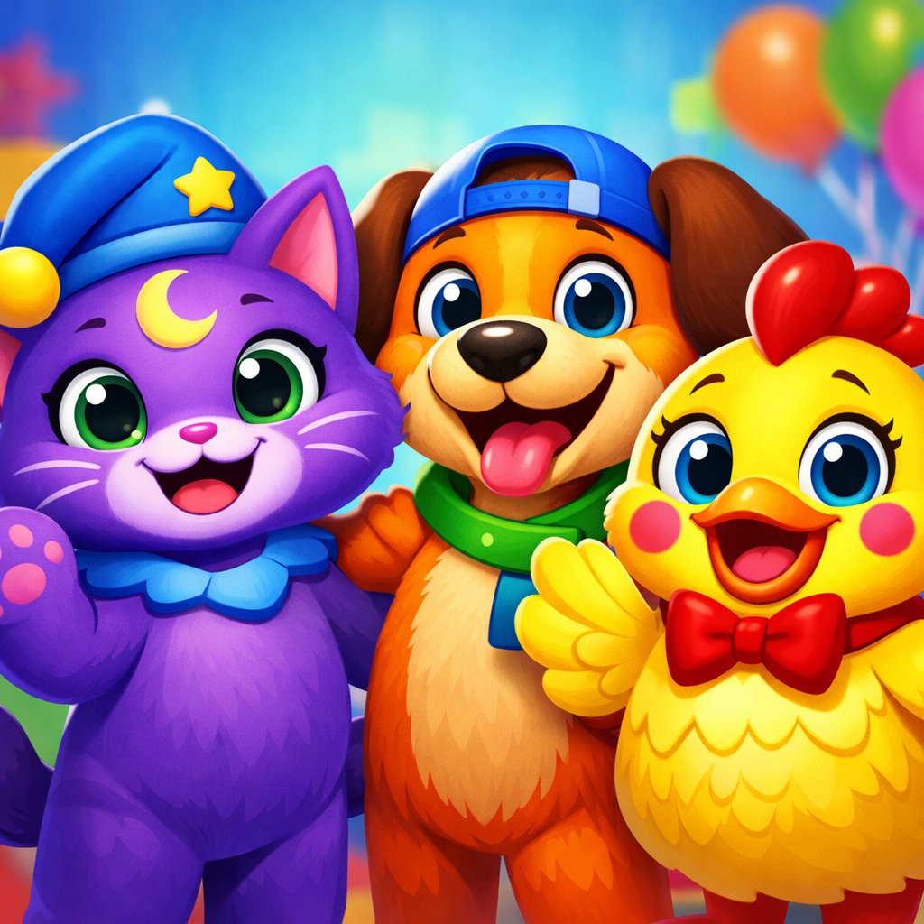 Smiling Critters персонажи